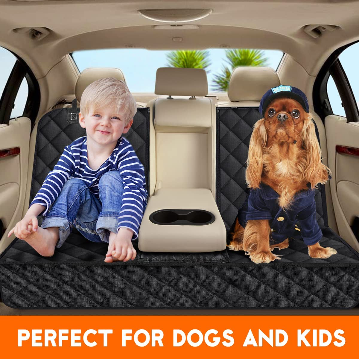 First-Class Seat Suit: The Ultimate Doggie Defense Against Car Shenanigans - Waterproof, Non-Slip, and Ready for Road Trips!