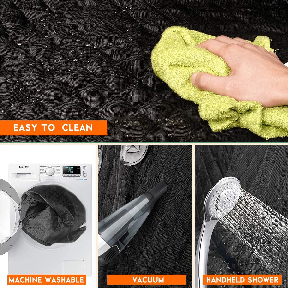 First-Class Seat Suit: The Ultimate Doggie Defense Against Car Shenanigans - Waterproof, Non-Slip, and Ready for Road Trips!